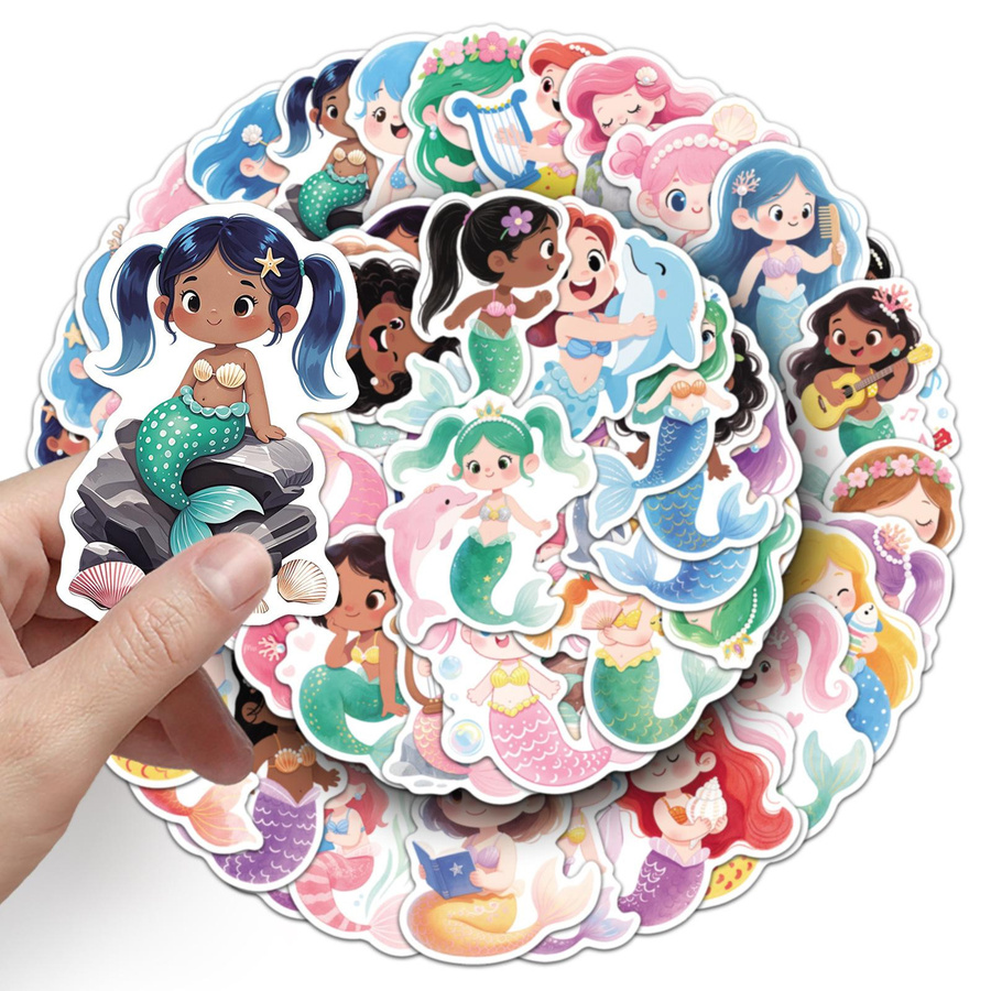 50er Set Car Beautiful Stickers Multicolour - Bild 3