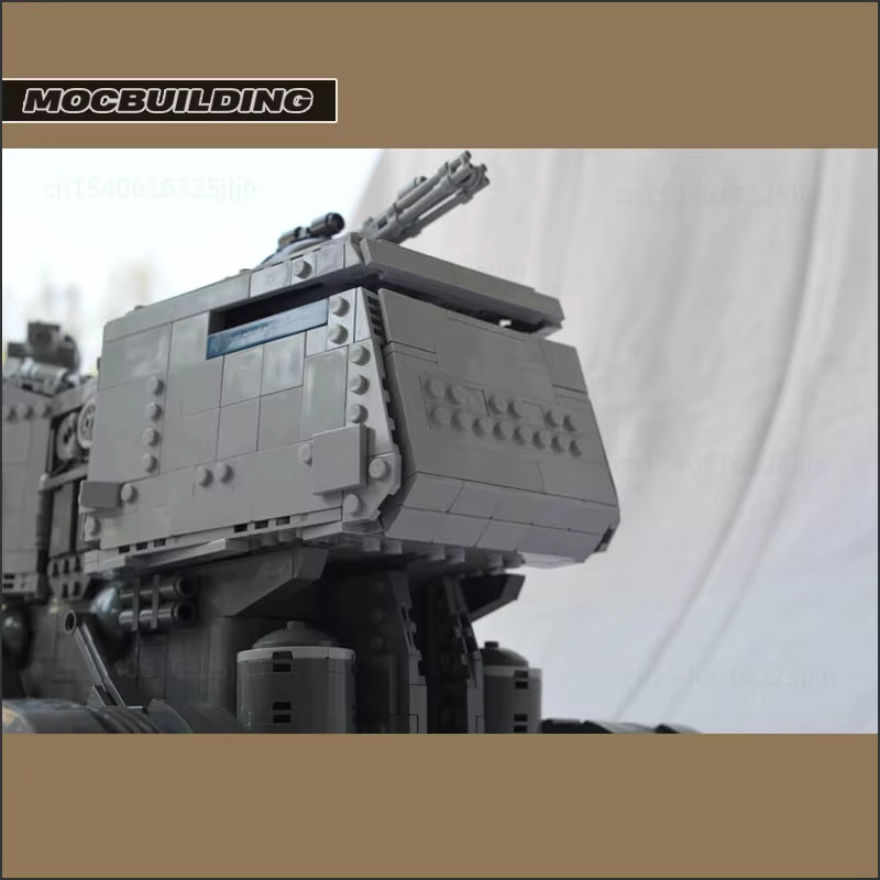 UCS Star Film MOC HAVw A6 Juggernaut Bausteine DIY Montage Modell Puzzle Set in Grau - Bild 2
