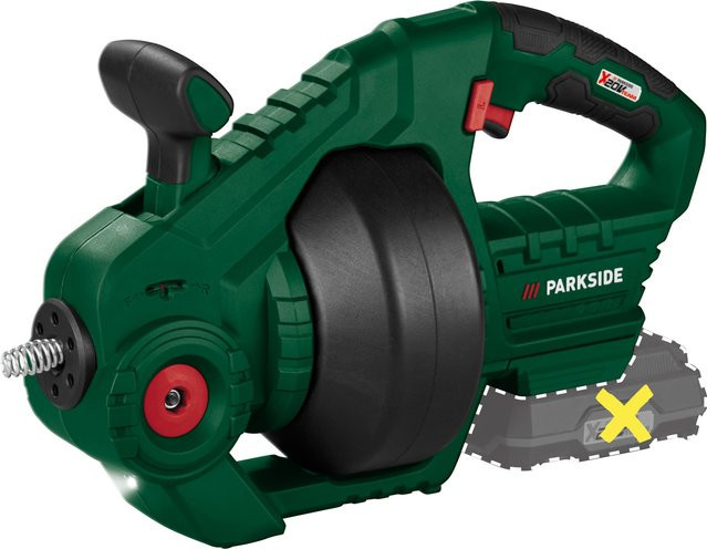 Parkside Akku-Rohrreinigungsgerät PARRW 20-Li A1, 20 V, Grün - Bild 1