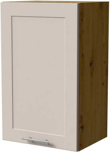 Feldmann-Wohnen Hängeschrank Oslo W2/45 Küchenschrank Eiche Artisan und Kaschmir Matt B/T/H: 45 x 32,5 x 72 cm - Bild 1