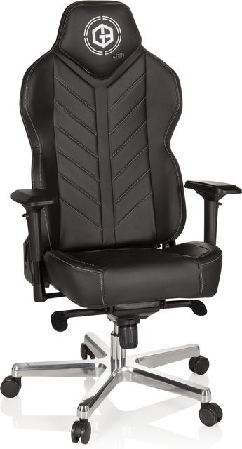 hjh OFFICE Gamingstuhl GAMEBREAKER COLOSSUS in Schwarz aus Kunstleder mit Armlehnen - Bild 1