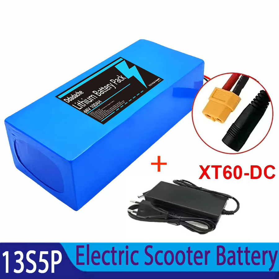 Kugoo 13S5P 18650 48V Akku-Pack mit 16000mAh und integriertem BMS für Elektroroller M4, M4Pro, M5, M5Pro und MaxSpeed in Blau - Bild 4