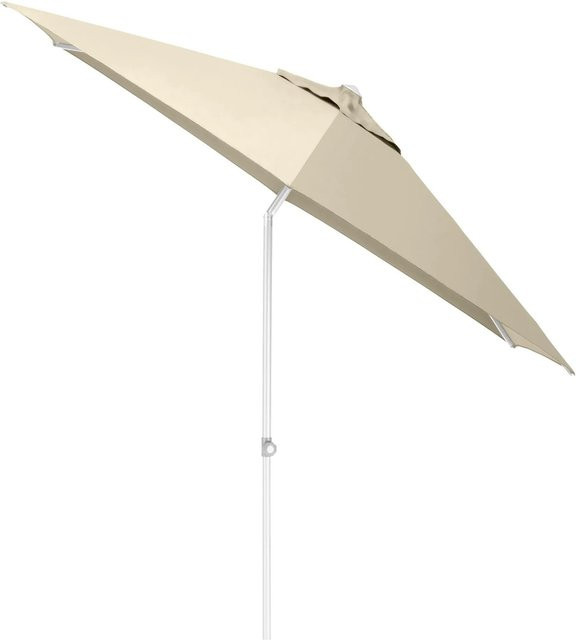 Kettler Marktschirm EASY PUSH mit UPF 50+ und PU-Beschichtung, Farbe: Weiß, Durchmesser: 300 cm, Höhe: 250 cm - Bild 1