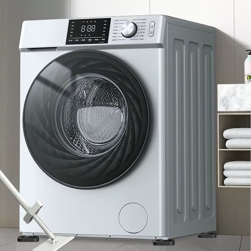 XMSJ Anti-Vibrations-Füße aus Gummi in Schwarz, 4 Stück rutschfeste Geräuschdämpfer als Universal-Standfüße für Waschmaschine, Kühlschrank und Möbel - Bild 2