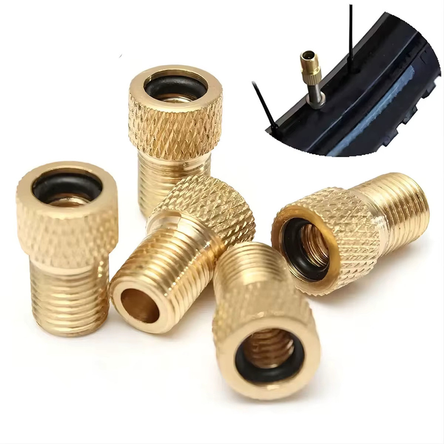 PINMOAP Ventiladapter für Fahrrad und Roller, gold, 5/10 Stück - Bild 3