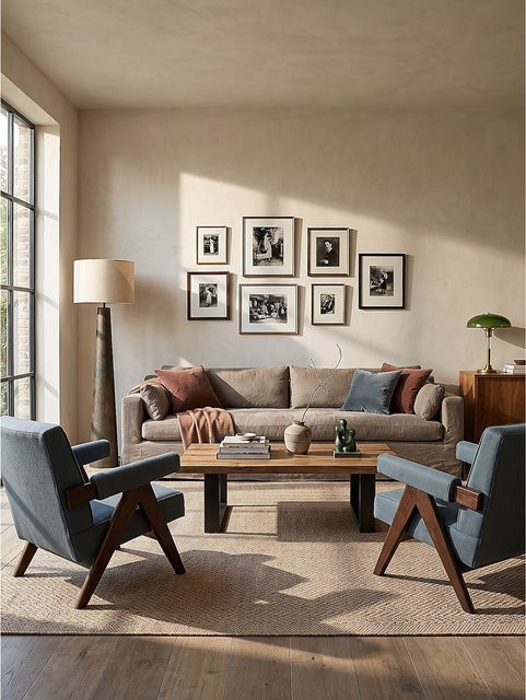 Pflegeleichter Flachgewebe-Teppich Kadima Design in Beige, B x T: 200 x 290 cm - Bild 1