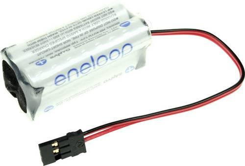 Panasonic eneloop Würfel F2x2 Akkupack mit 4 Micro AAA Akkus, NiMH, 4.8V, 750 mAh, Weiß - Bild 1