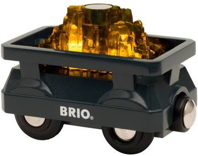 BRIO Goldwaggon mit Licht Spielfahrzeug ab 3 Jahren - Bild 1