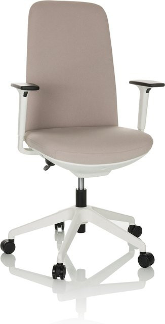 hjh OFFICE Profi Bürostuhl NESTORA mit Stoffbezug, Armlehnen und Rollen, höhenverstellbar - Bild 1