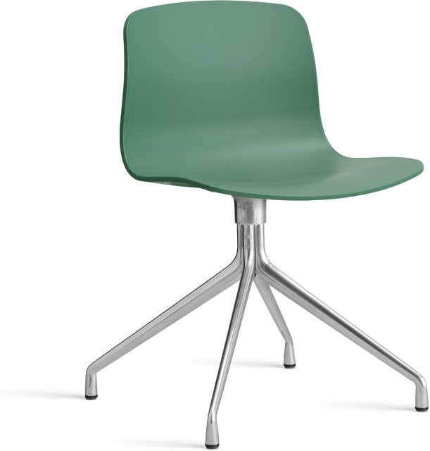 HAY About A Chair AAC 10 Drehstuhl aus Kunststoff in Grün - Bild 1