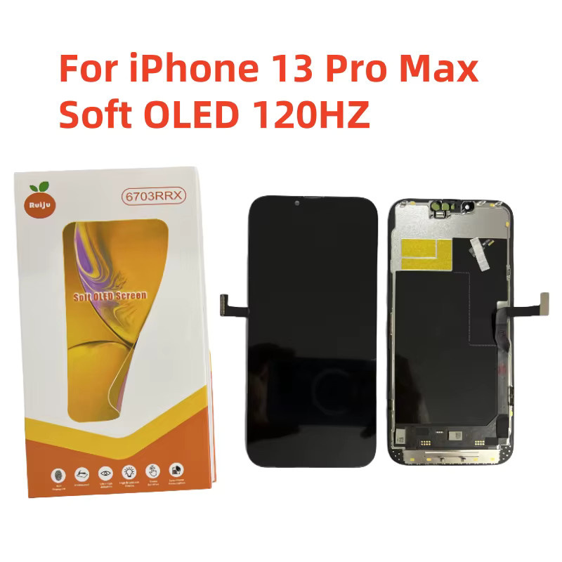 DALESIMEI OLED Display Ersatz für iPhone 16 Pro, 17 Pro, 15 Pro und 17 Pro Max, 3D Touch LCD Digitizer in Schwarz - Bild 2