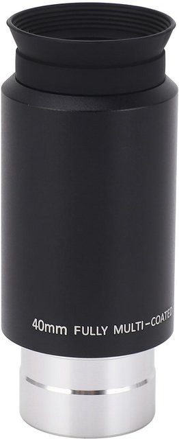 Wosawe Teleskopokular PL40mm 1,25in Grünbeschichtet mit 4 Elementen und Staubkappe in Grau/Schwarz - Bild 1