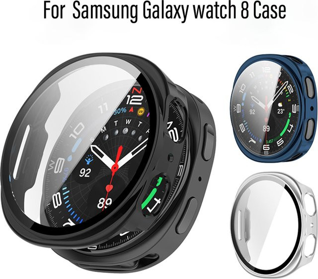 Samsung Uhrenzubehör, Hülle und Displayschutz, Silikon, Schwarz, Unisex - Bild 1