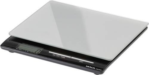 Maulsquare 5000 Briefwaage in Silber mit 5 kg Wägebereich und 1 g Ablesbarkeit, batteriebetrieben - Bild 1
