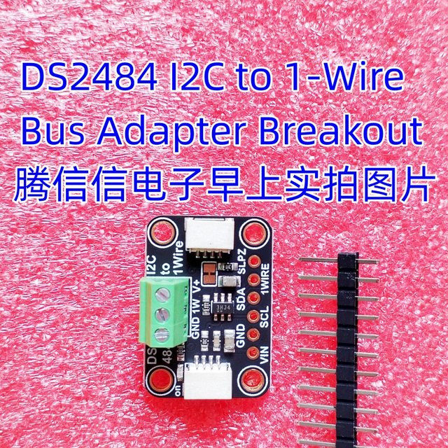 Fly thinking Dili Asia 5976 DS2484 I2C auf 1-Draht-Bus-Adapter-Breakout mit STEMMA QT / Qwiic JST SH 1 mm Anschluss - Bild 1
