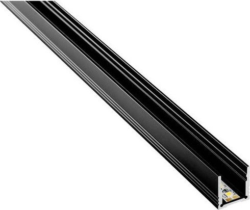 Barthelme LED-Profil Aluminium Schwarz L 1000 mm, B 18,4 mm, H 19,7 mm - Bild 1