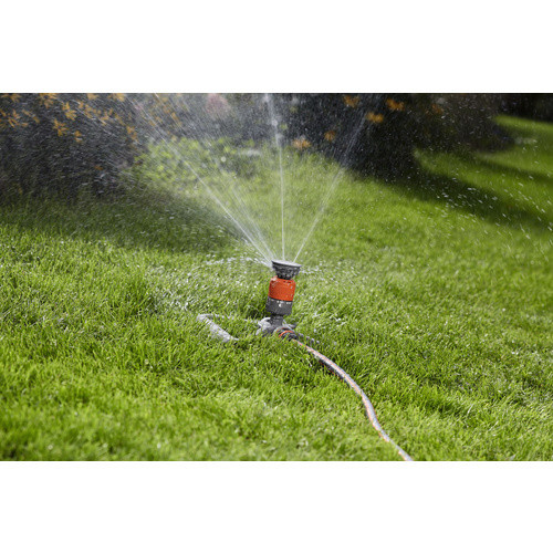 Gardena Comfort Vario Kreisregner auf Schlitten, anthrazit/orange, B/T/H: 28,1 x 27 x 6,5 cm - Bild 2