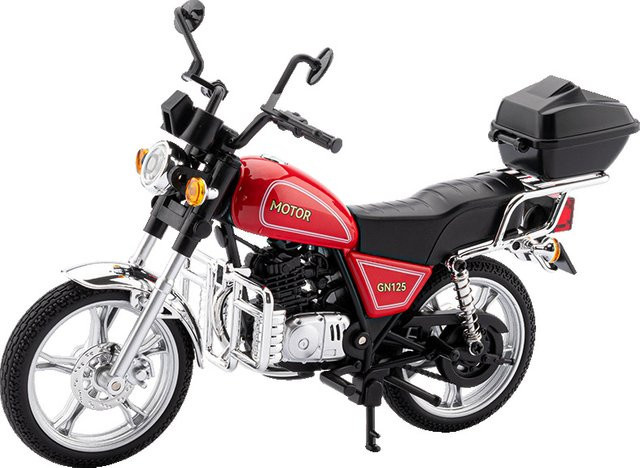 WELLY GN125 Motorrad-Legierungsmodell, 1:12, mit Licht und Sound - Bild 1
