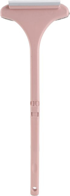 CosyHome Fensterreinigungsbürste mit Teleskopstiel und abnehmbarem Kopf in Pink und Beige - Bild 1