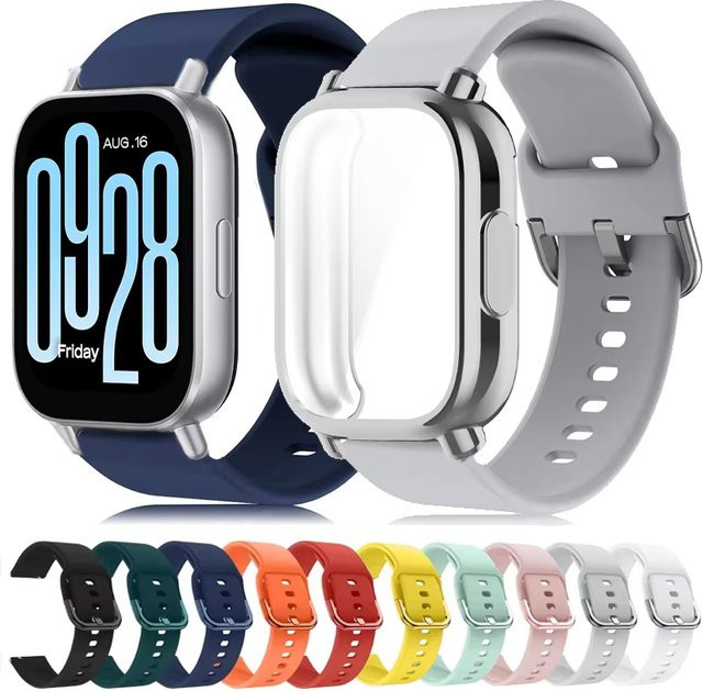 Jansin Uhrenarmband Silikon, Xiaomi Redmi Uhr 5 Active/5 Lite, Unisex - Bild 1