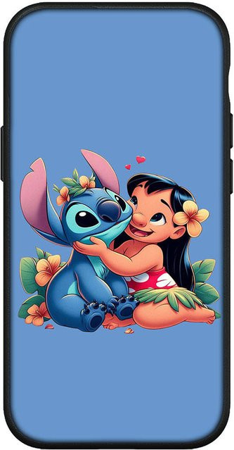 MINISO Handyhülle mit Stitch Cartoon Design für iPhone, Samsung Galaxy, Xiaomi Redmi und OPPO in Pink, Blau oder Schwarz - Bild 1