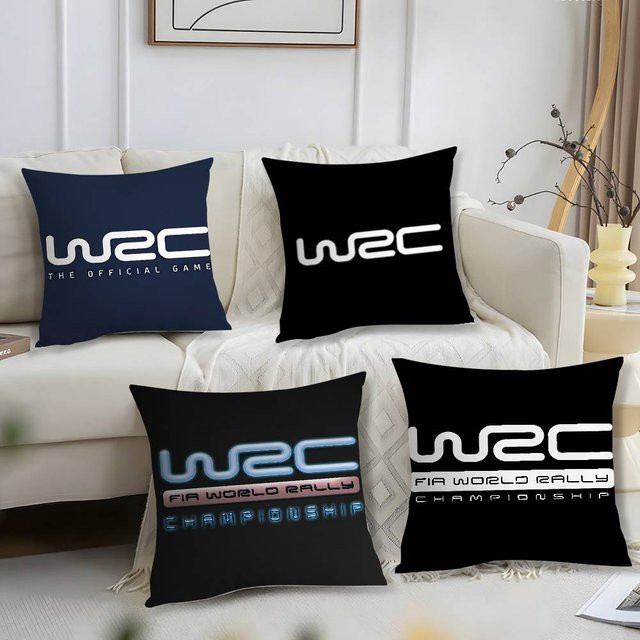 WRC Rally R-Racing S Kissenbezug aus Plüsch für dein Sofa und deine Heimdekoration - Bild 1