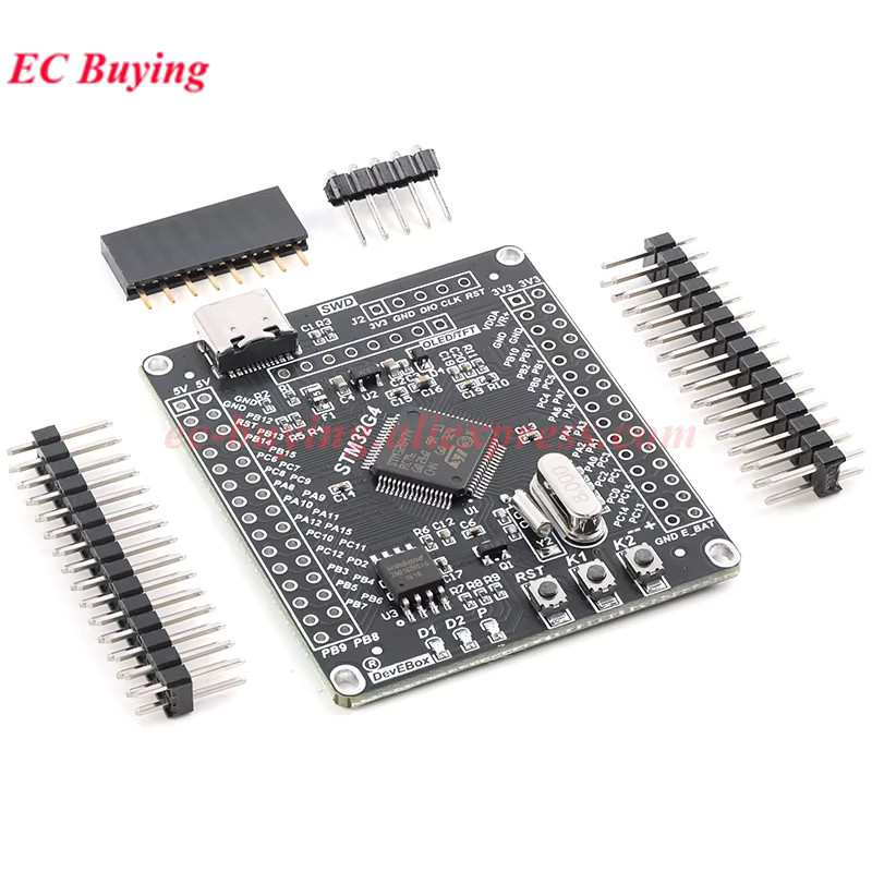STM32G474RCT6 STM32G474RET6 Core Board STM32 System-Lernmodul mit 170MHz ARM Cortex-M4 32-Bit MCU in Schwarz - Bild 2