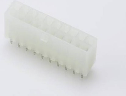 Molex Einbau-Stiftleiste Standard 39293206 in Weiß und Silber aus Kunststoff - Bild 1