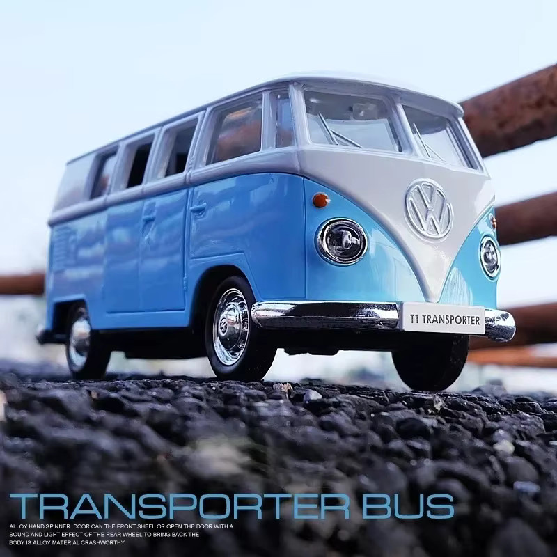 Maisto V-W T1 Bus, Spielzeugautomodelle, 1:36, Metall - Bild 3