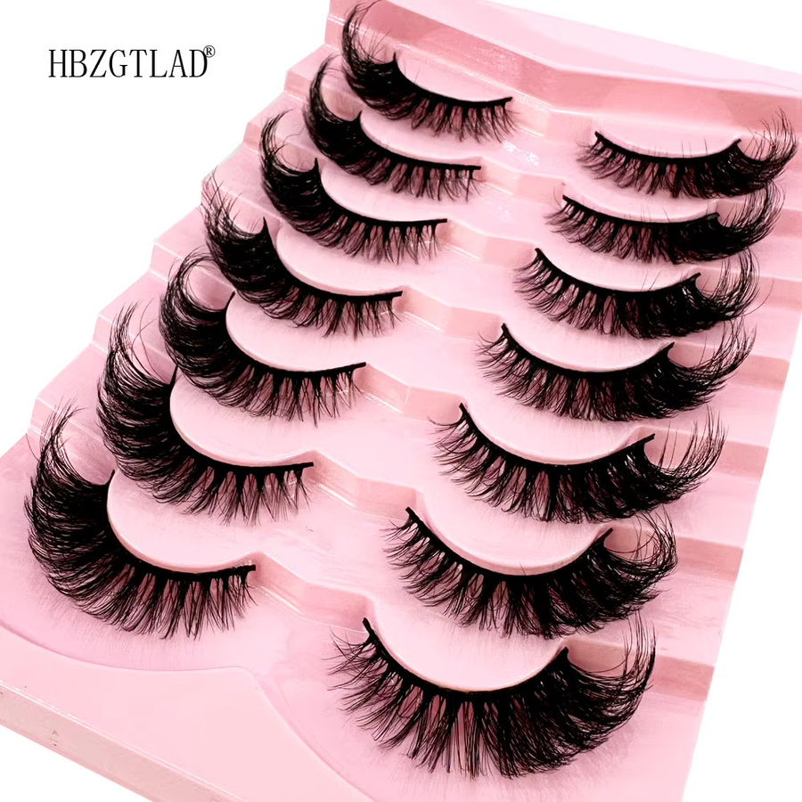 AMSDCN Cat Eye Wimpern 3D, 5D Wispy, Natürliche Falsche Wimpern - Bild 4