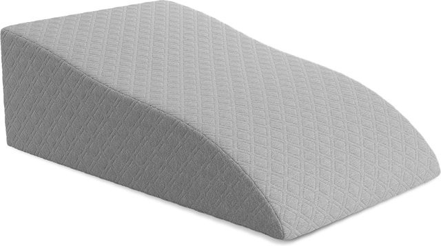 eloneo Bein-Lagerungskissen Visko aus Mineralschaum in Grau, Medium, B: 65 cm, T: 40 cm, H: 20 cm - Bild 1