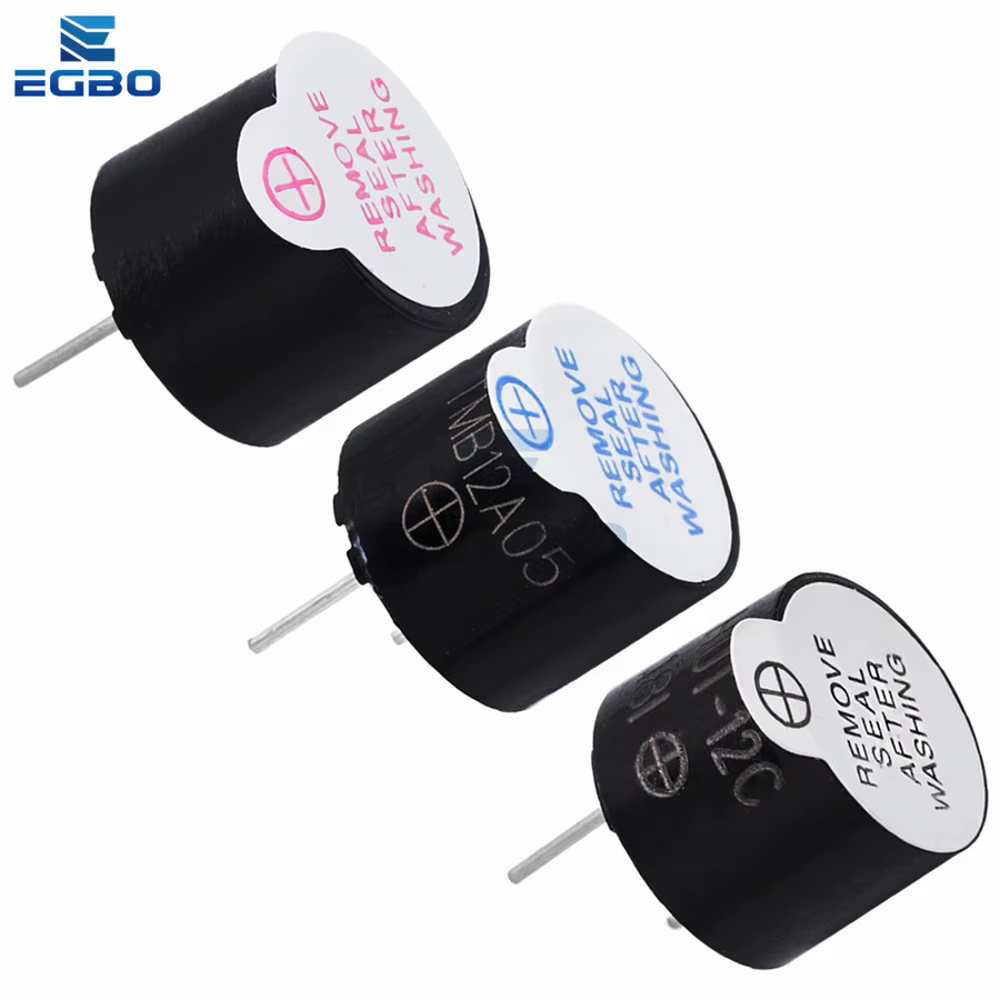 10er Set EGBO Aktive Piezo Summer Magnetische Mini Summer für Arduino in Schwarz - Bild 3