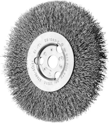 PFERD TOOLS Rundbürste RBU schmal ungezopft für Winkelschleifer aus Stahl-Draht, Durchmesser: 125 mm, Bohrung: 14 mm, Drahtstärke: 0,30 mm - Bild 1