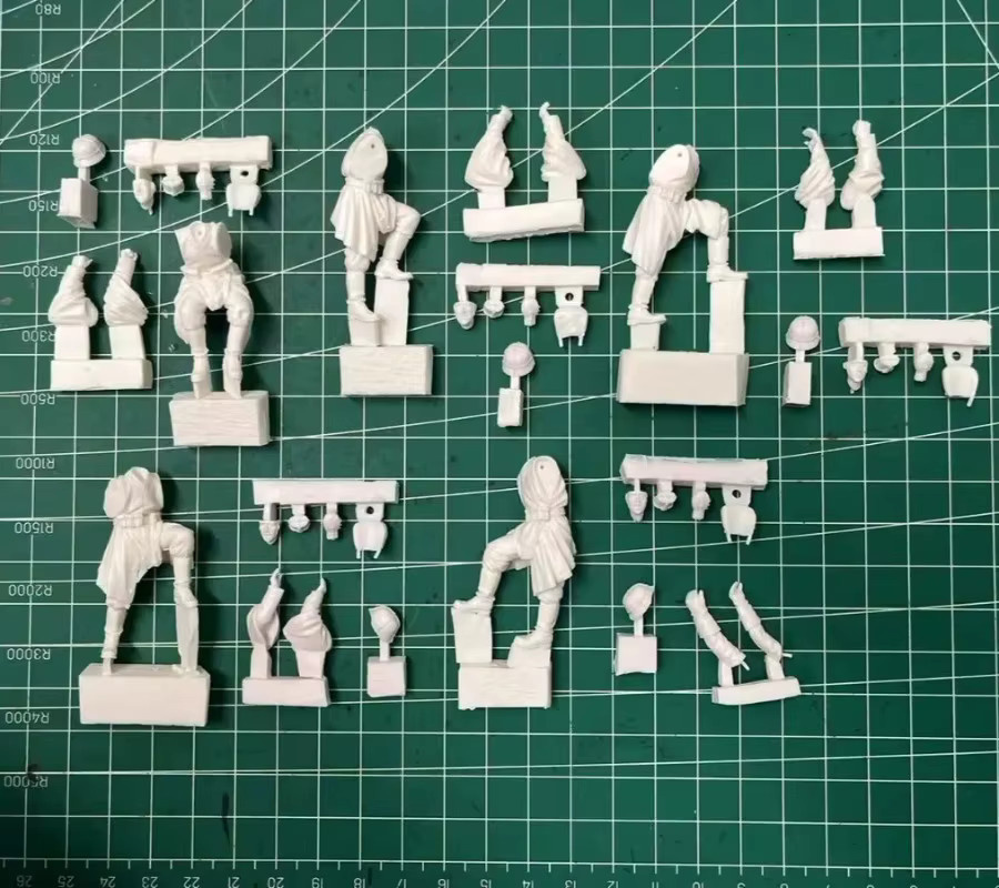 BAANFU History Hobby Miniature Artillery 5-Man Team, Modellbausatz, Maßstab 1:35, unmontiert und unbemalt - Bild 1