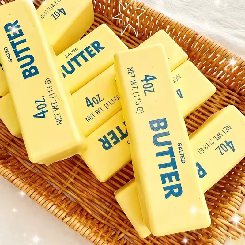 ZYF Weicher Butter-Schleim, langsam aufsteigend, 2-teiliges Set, Gelb - Bild 2