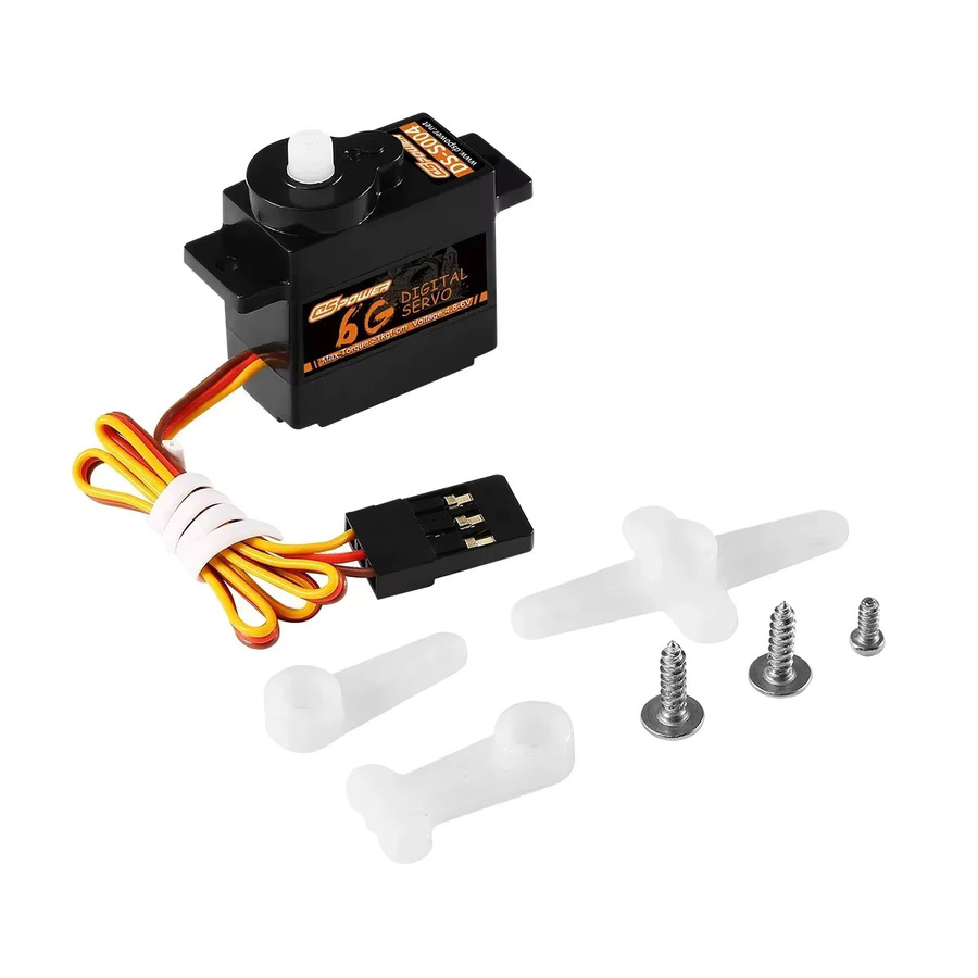 DSPOWER Micro Digital Servo, Kunststoffgetriebe, JR-Stecker - Bild 3