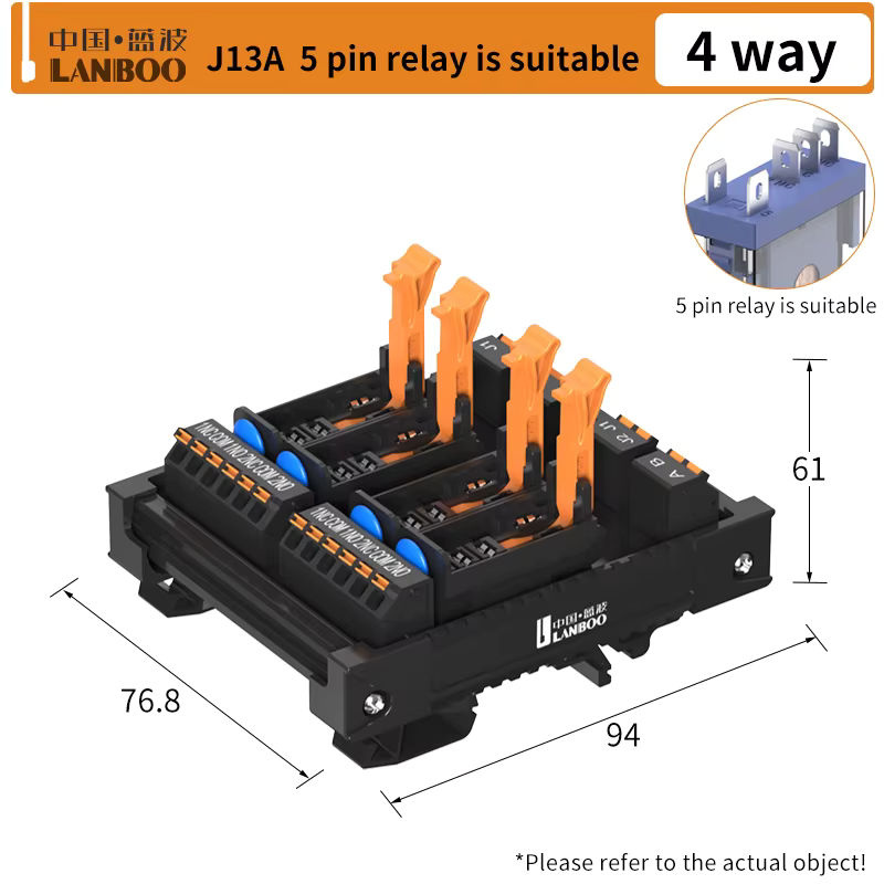 LANBOO J13A Relaismodul Elektronisches Steuermodul 10A Schwarz - Bild 6