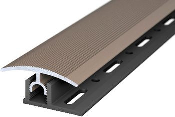 CARL PRINZ Übergangsprofil PROFI-TEC aus Aluminium in Silber, Breite: 3,4 cm, Höhe: 1,5 cm, mit verdeckter Befestigung - Bild 1