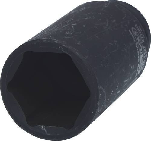 KS Tools Kraft-Stecknuss 1/2 Zoll Sechskant lang 27mm aus Chrome-Molybdän in Schwarz - Bild 1