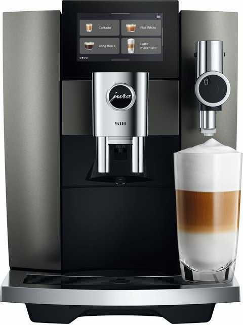 Jura Kaffeevollautomat S10 Dark Inox in Anthrazit und Silber - Bild 1