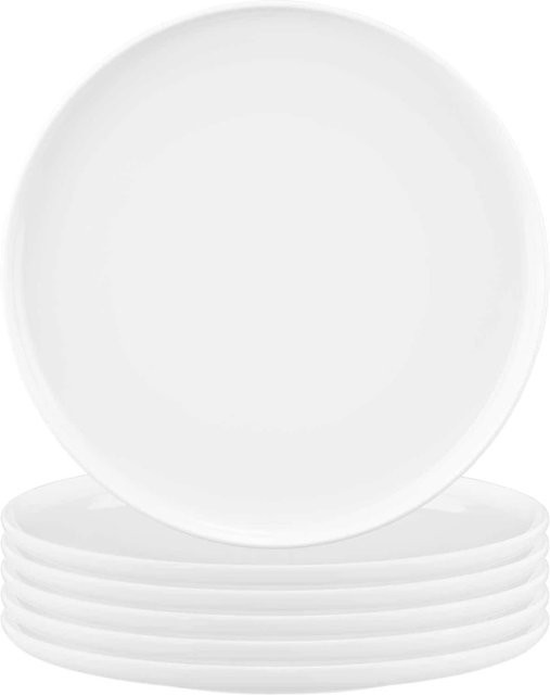 Seltmann Weiden Speiseteller Sento Home aus Keramik Stoneware in Weiß, 6er Set, Durchmesser: 27,6 cm - Bild 1
