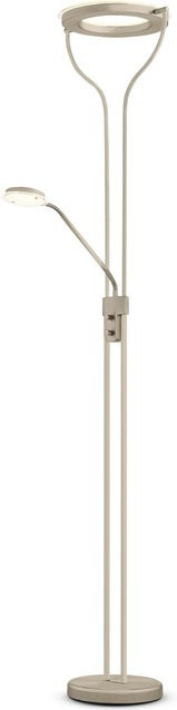 LED-Fluter SEATTLE II von casa NOVA in Weiß oder Beige, dimmbar, warmweißes Licht, modern aus Glas und Metall - Bild 1