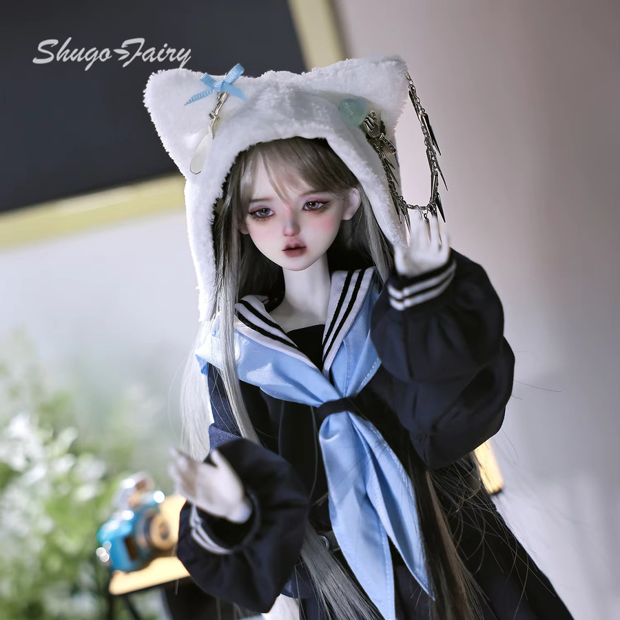 Shugafairy Moko A BJD-Puppe, Japanische Schuluniform-Stil Matrosenanzug, Komplettset, Blau - Bild 2