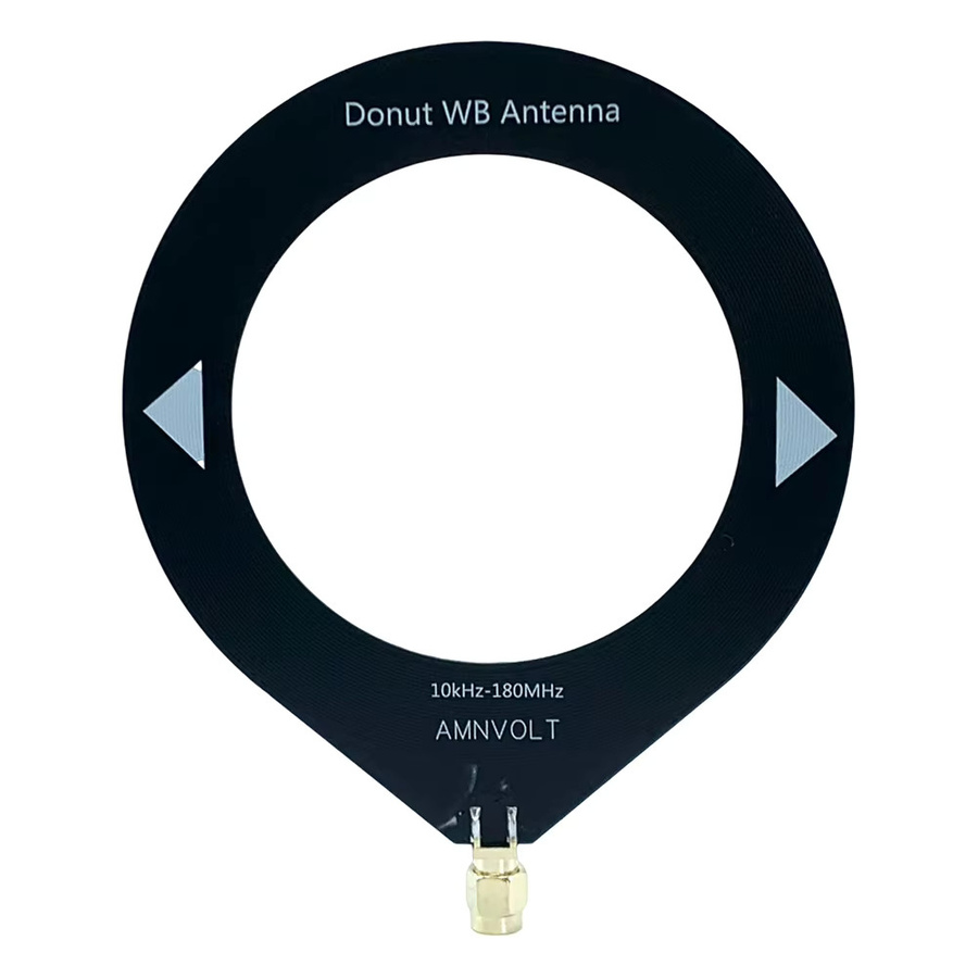 Alloet Donut WB-Antenne Mini-Ringantenne für Mittelwelle und Kurzwelle 10kHz-180MHz in Rot - Bild 4
