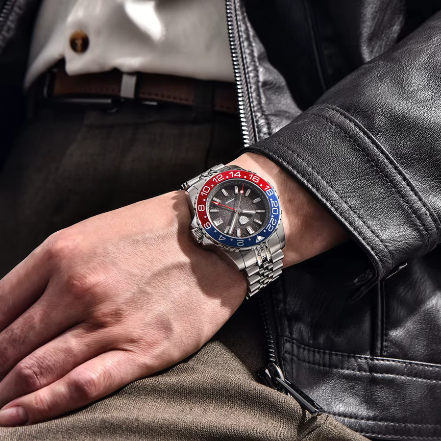 RollsTimi Armbanduhr Automatik, Edelstahl, Schwarz, Herren - Bild 5