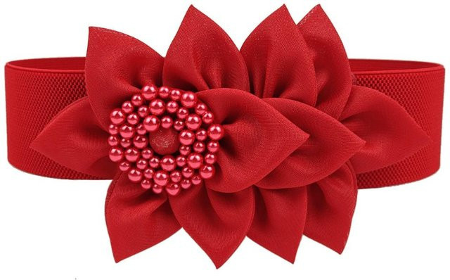 XYNN Gürtel, Blume, Damen, Rot, Bunt - Bild 1
