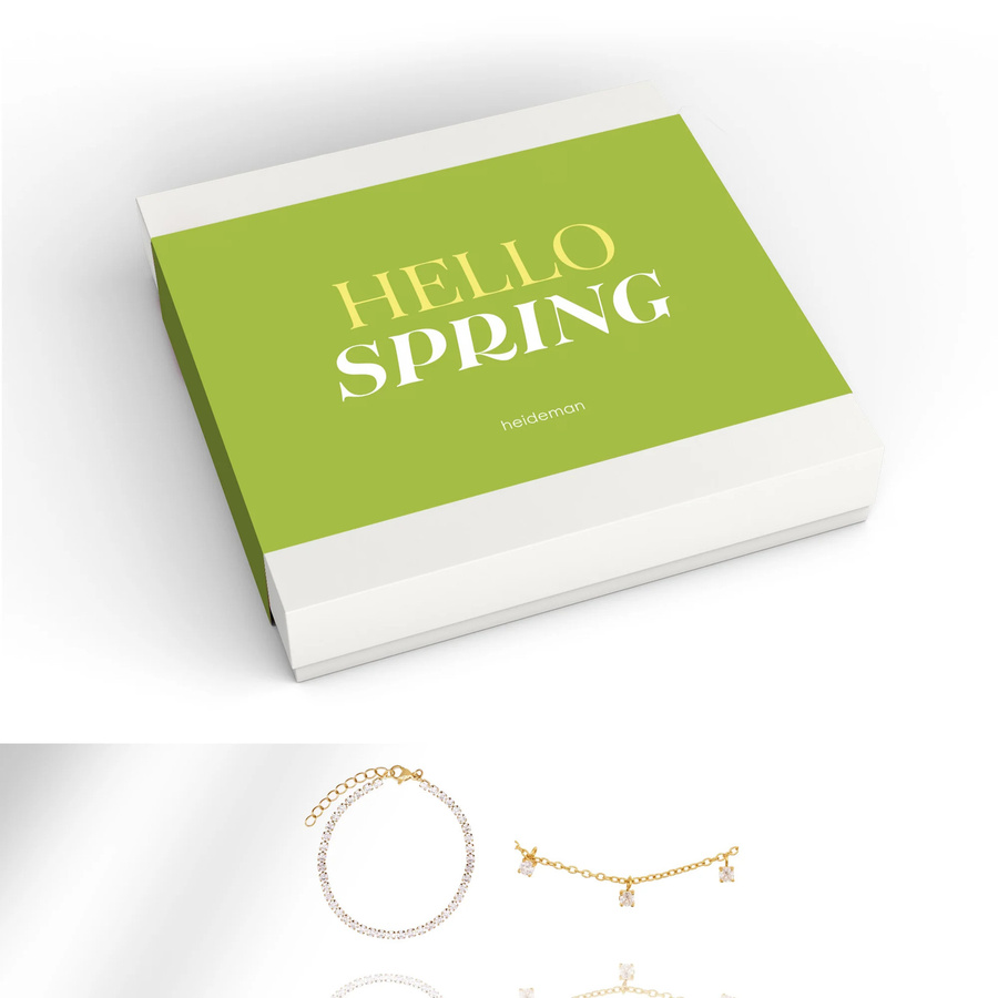 Heideman Geschenkbox, Gold, Zirkonia, Damen - Bild 1