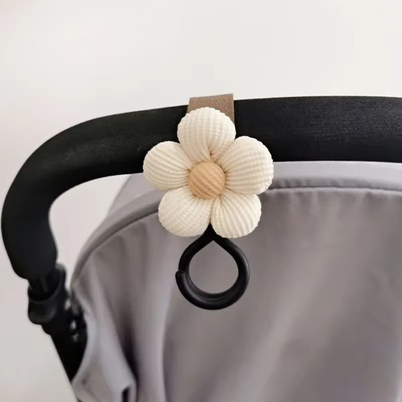 Multifunktionaler Kinderwagen Haken als Zubehör für Babywagen in Beige oder Schwarz - Bild 2