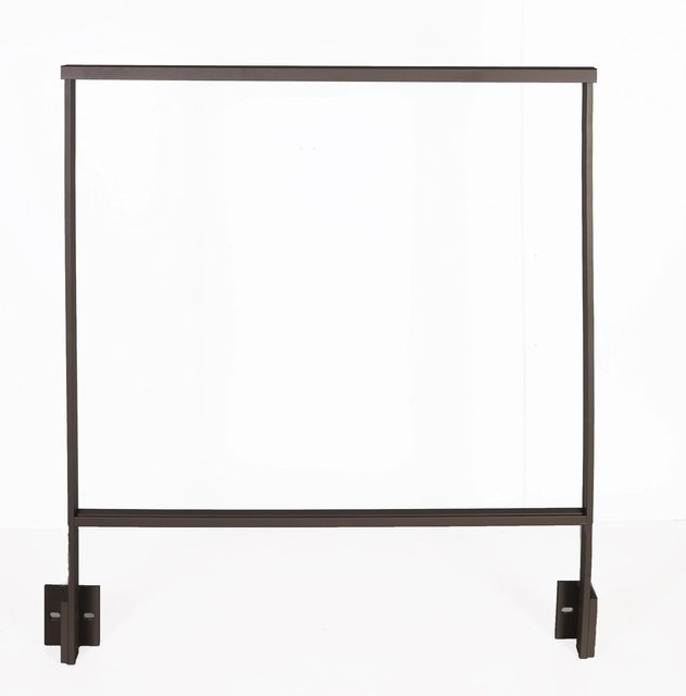 Dieda Geländer Linus Vario zur seitlichen Montage aus Aluminium in Anthrazit, B: 100 cm, H: 100 cm - Bild 1