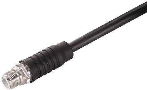 Weidmüller Sensor-Aktor-Steckverbinder M12 Stecker, 4 Polzahl, schwarz, 1380540000 - Bild 1